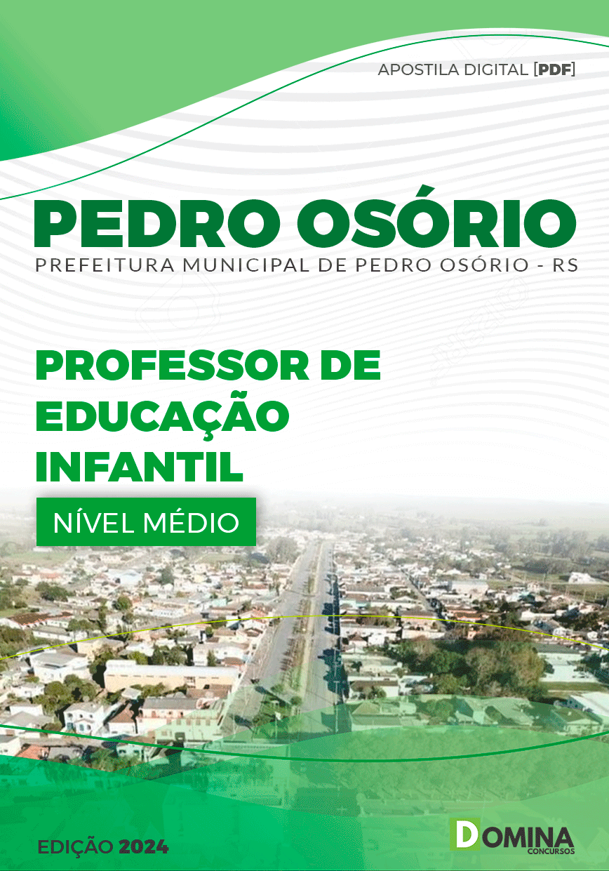 Apostila Professor de Educação Infantil Pedro Osório RS 2024