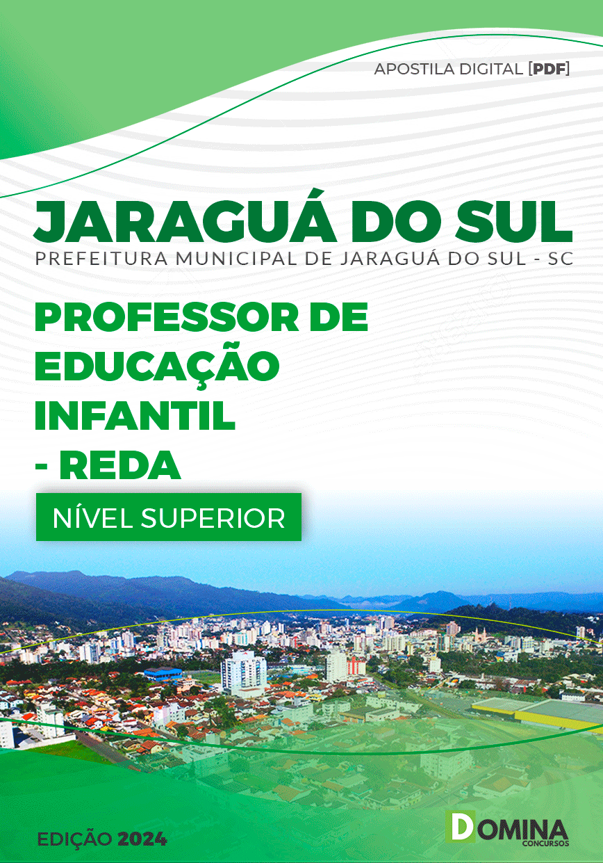 Apostila Professor de Educação Infantil Jaraguá do Sul SC 2024