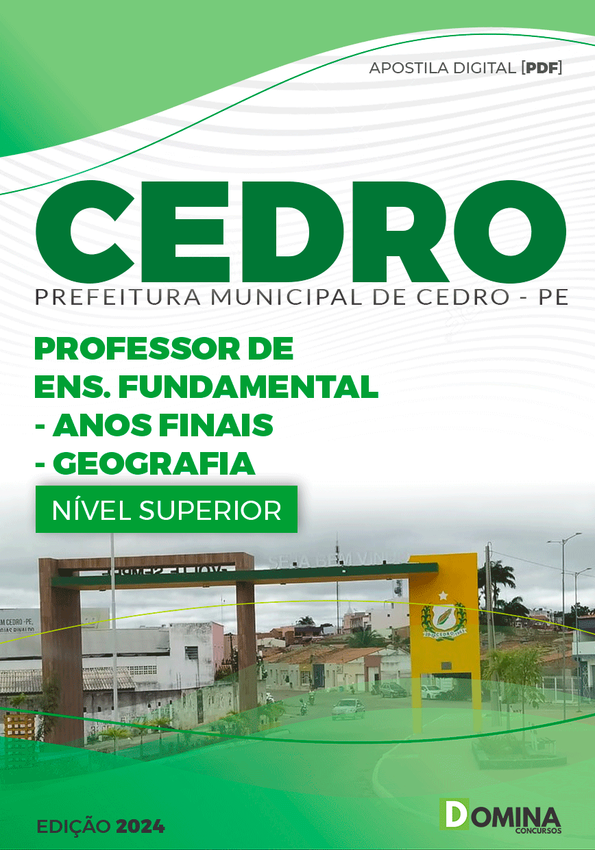 Apostila Professor de Geografia Cedro PE 2024