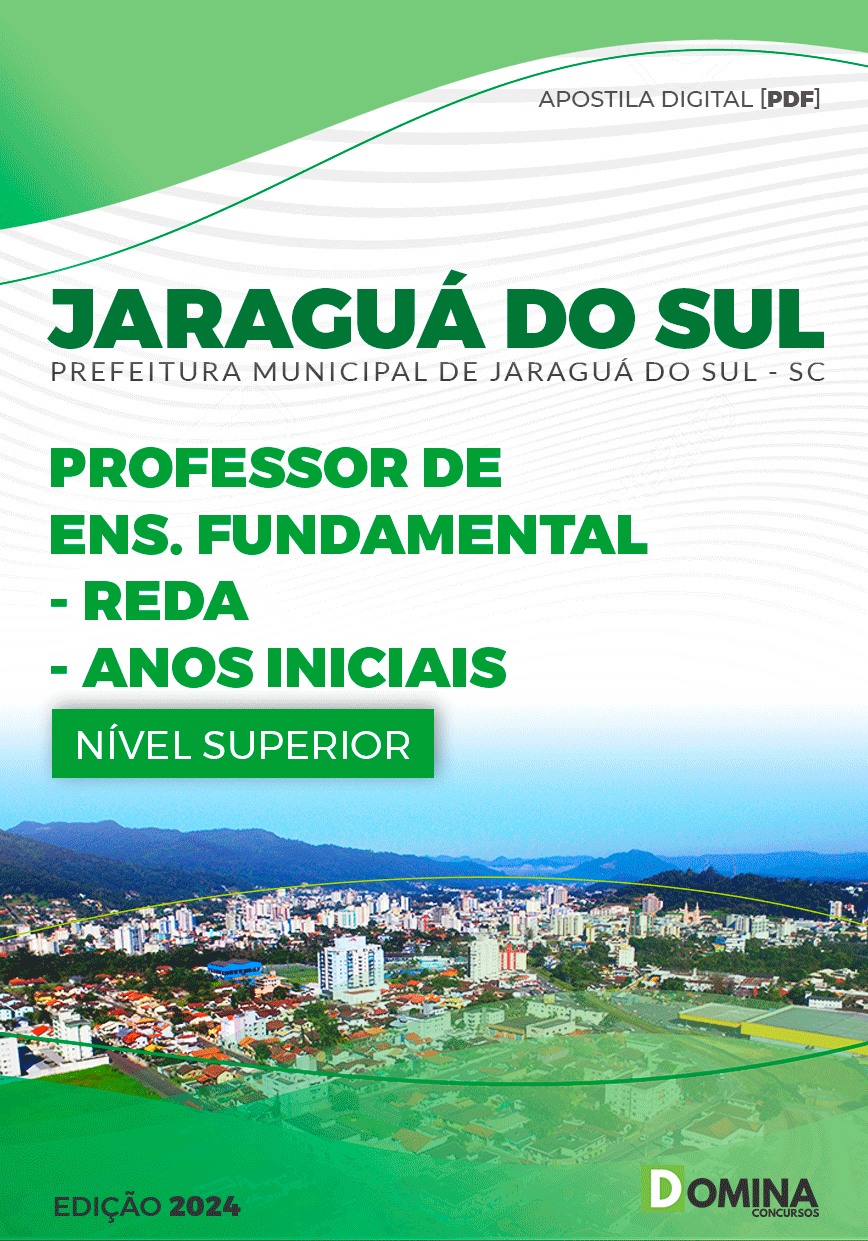 Apostila Professor de Anos Iniciais Jaraguá do Sul SC 2024