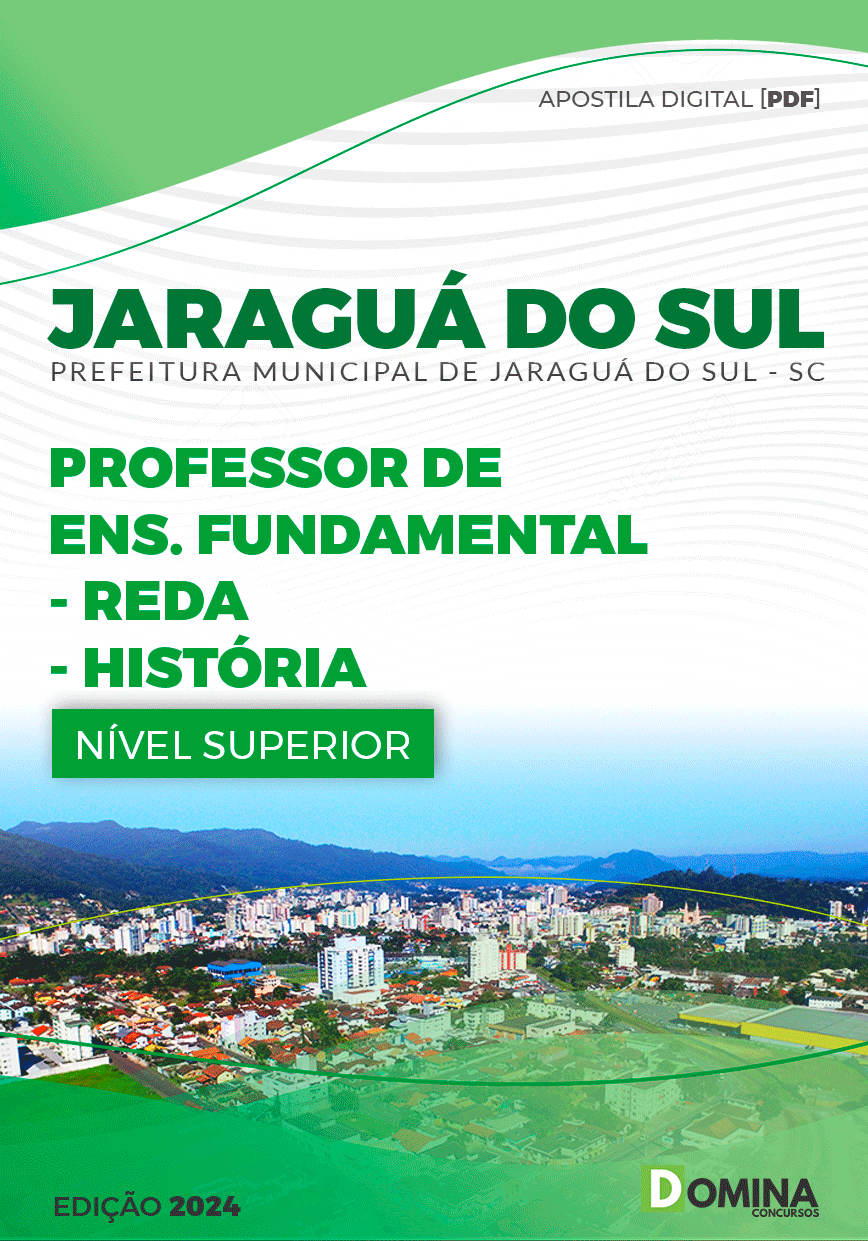 Apostila Professor de História Jaraguá do Sul SC 2024