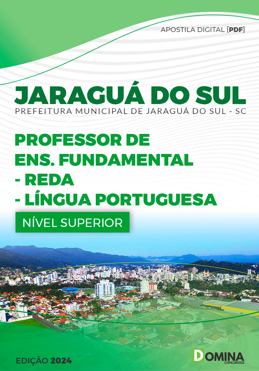 Apostila Professor de Português Jaraguá do Sul SC 2024