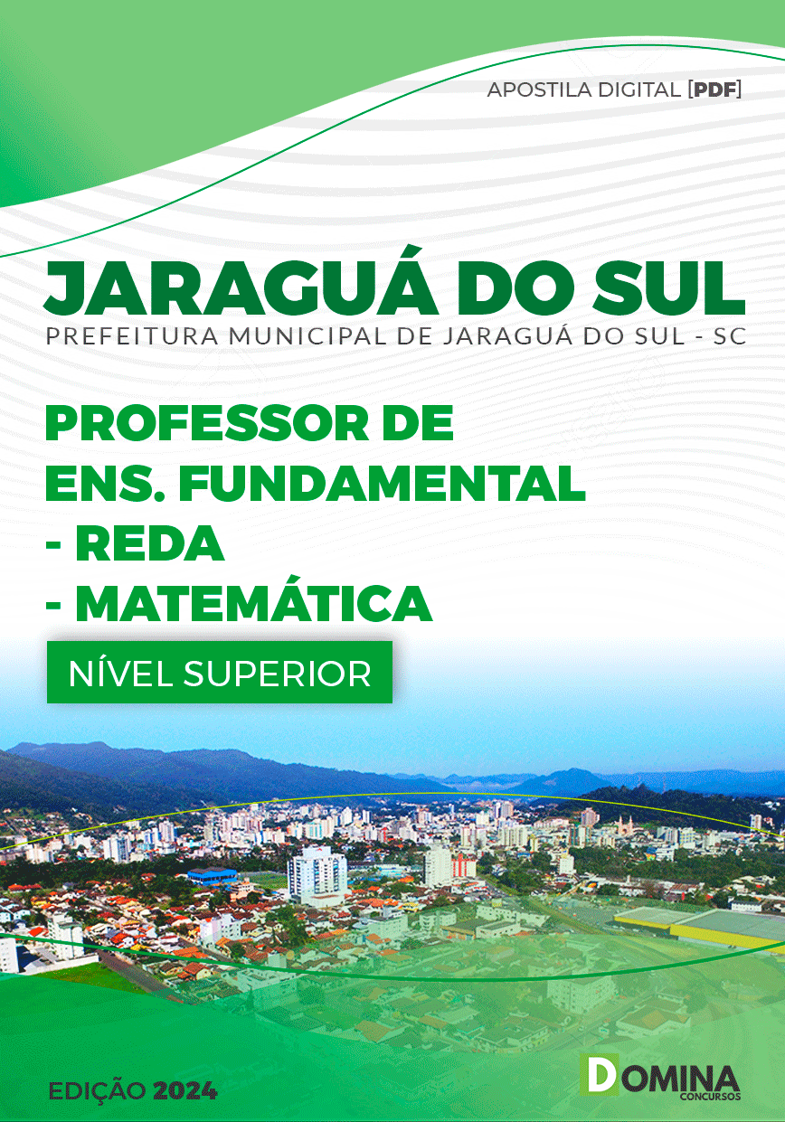 Apostila Professor de Matemática Jaraguá do Sul SC 2024