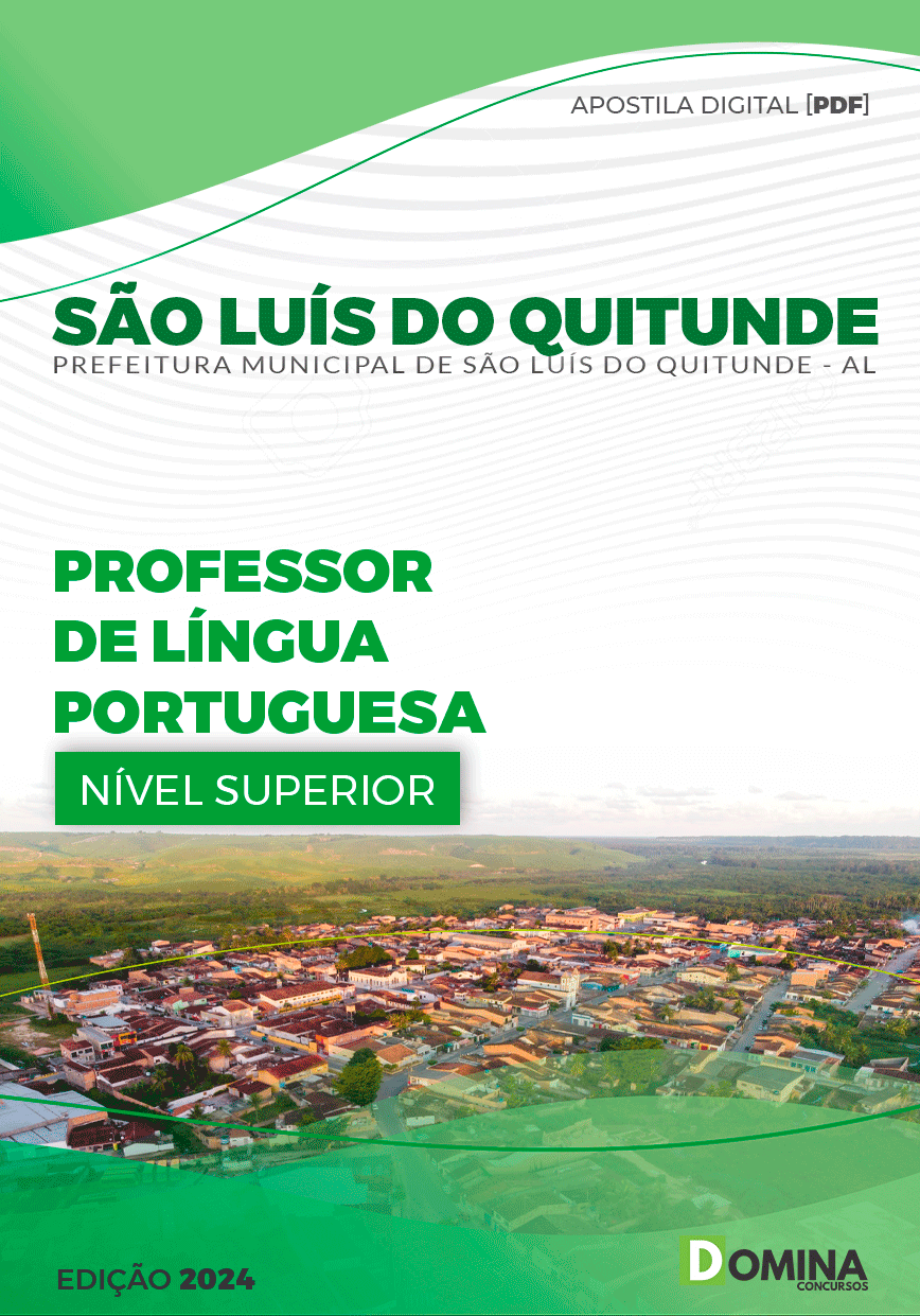 Apostila Professor de Português São Luís Quitunde AL 2024