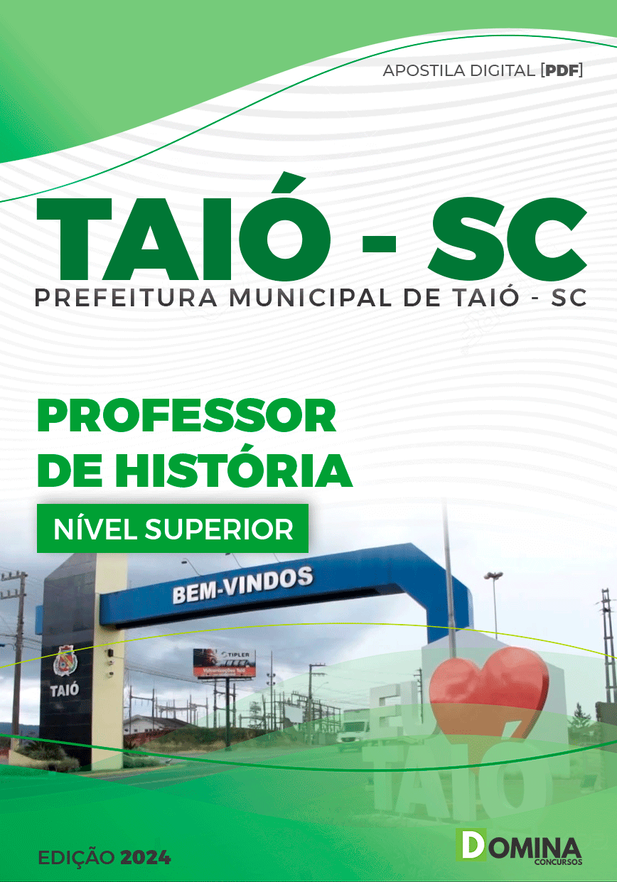 Apostila Professor de História Taió SC 2024