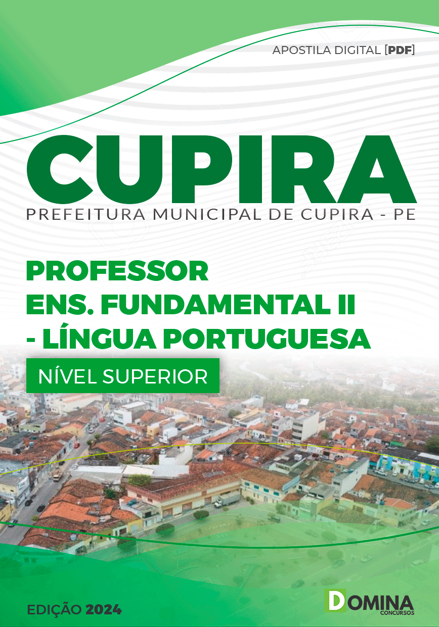 Apostila Professor de Português Cupira PE 2024