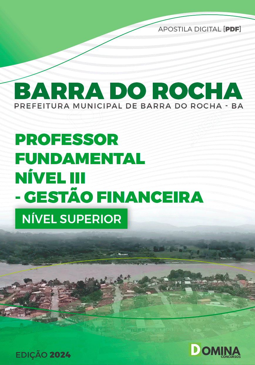 Apostila Professor de Gestão Financeira Barra do Rocha BA 2024