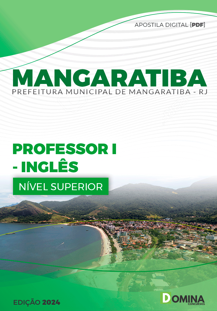 Apostila Professor de Inglês Mangaratiba RJ 2024