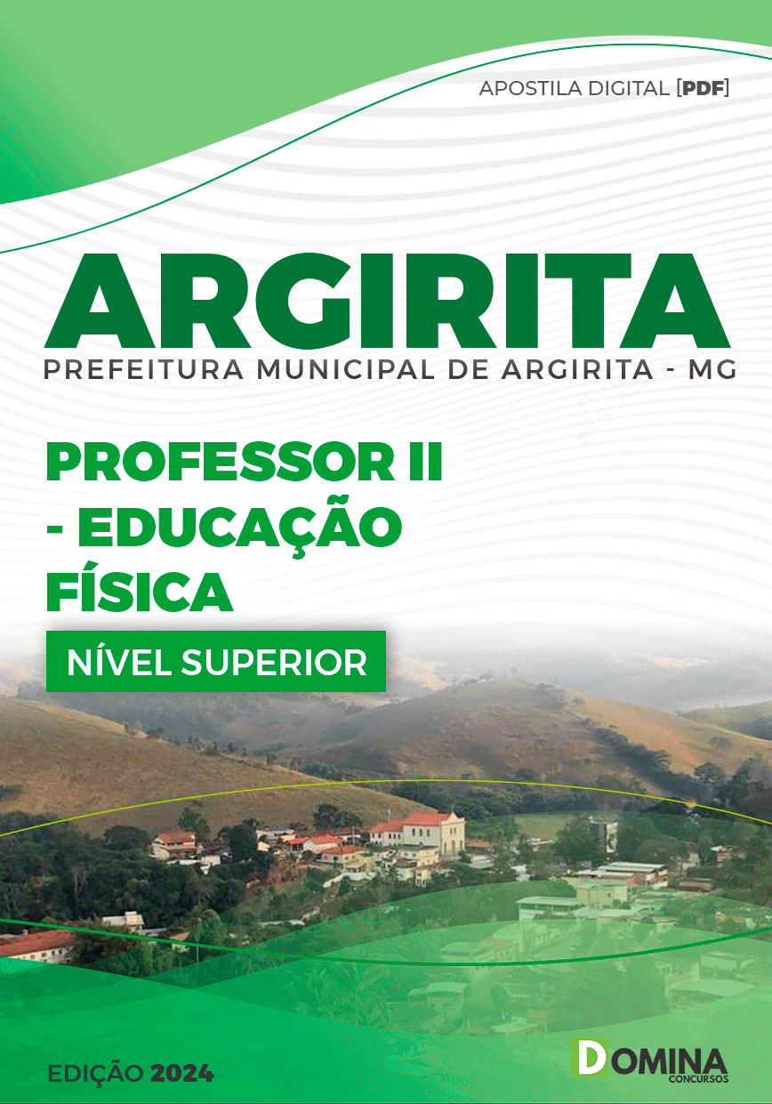 Apostila Professor de Educação Física Argirita MG 2024