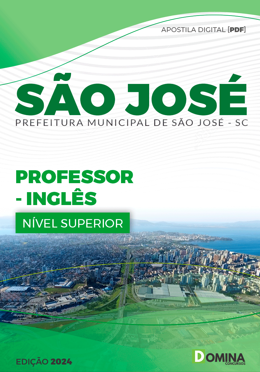 Apostila Professor de Inglês São José SC 2024