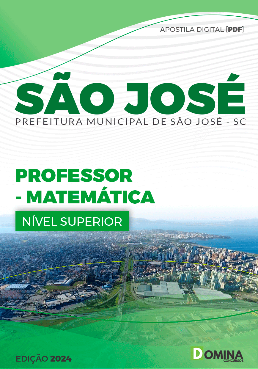 Apostila Professor de Matemática São José SC 2024