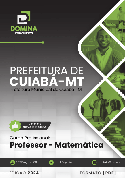 Apostila Professor de Matemática Cuiabá MT 2024