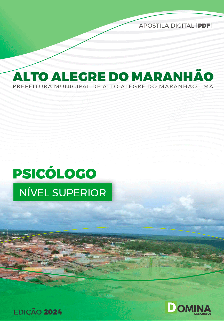 Apostila Psicólogo Alto Alegre Maranhão MA 2024