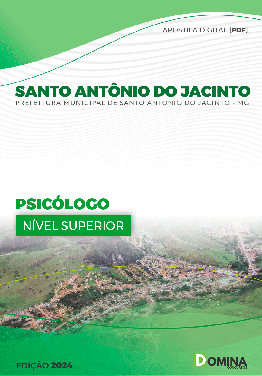 Apostila Psicólogo Santo Antônio do Jacinto MG 2024