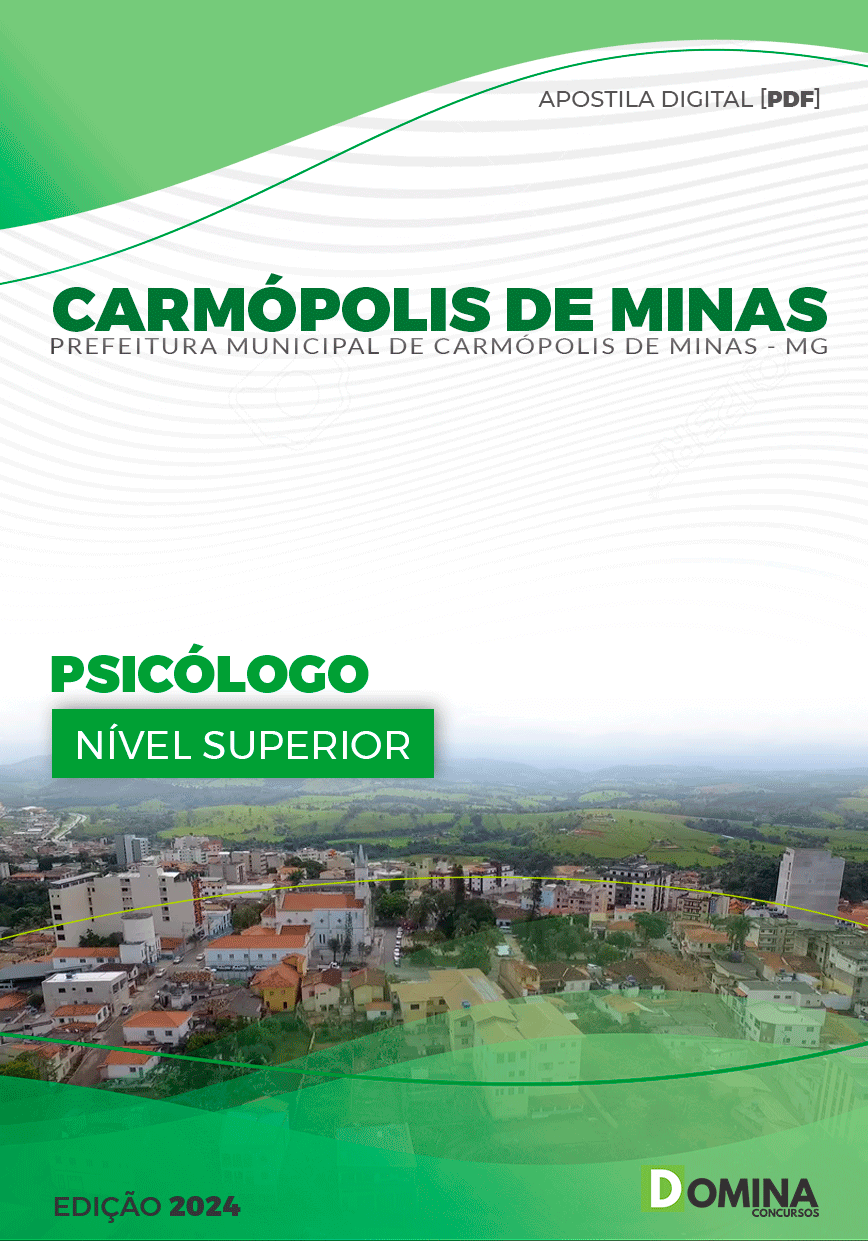 Apostila Psicólogo Carmópolis de Minas MG 2024