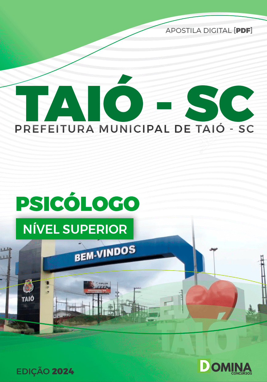 Apostila Psicólogo Taió SC 2024