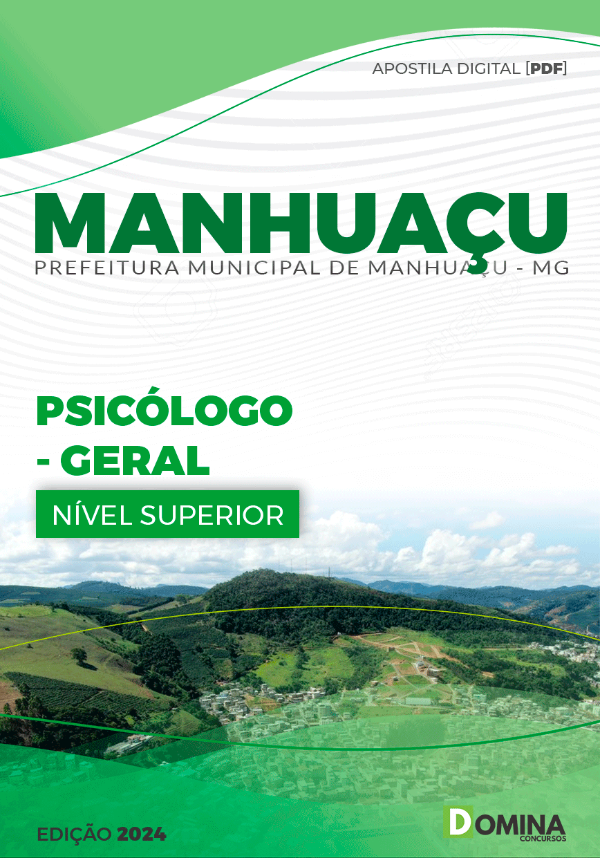 Apostila Psicólogo Manhuaçu MG 2024