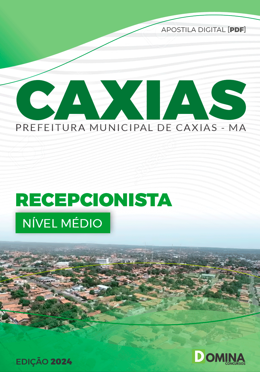 Apostila Recepcionista Caxias MA 2024