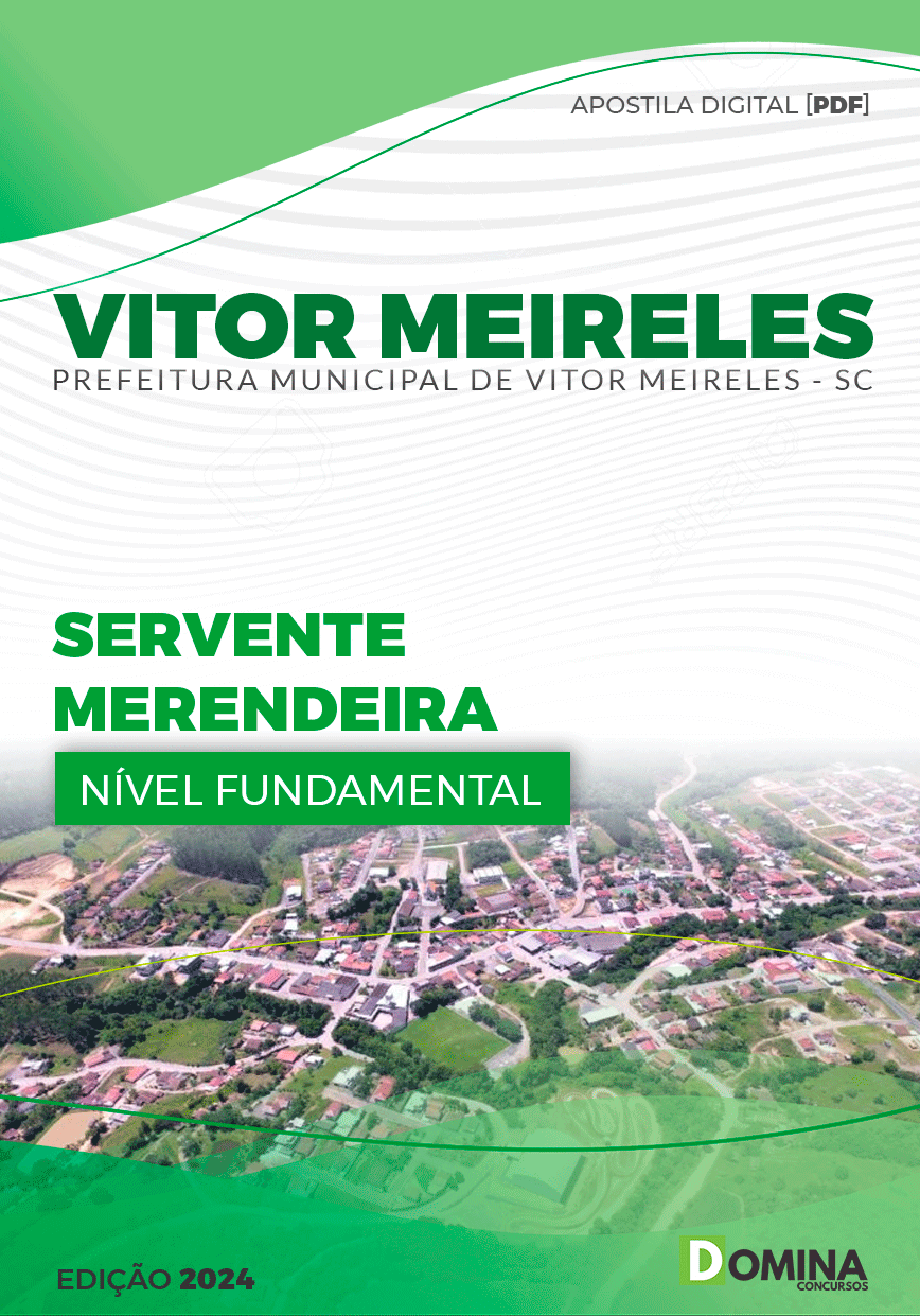 Apostila Servente Merendeira Vitor Meireles SC 2024