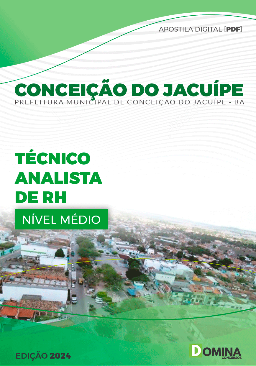 Apostila Técnico Analista de RH Conceição Jacuípe BA 2024