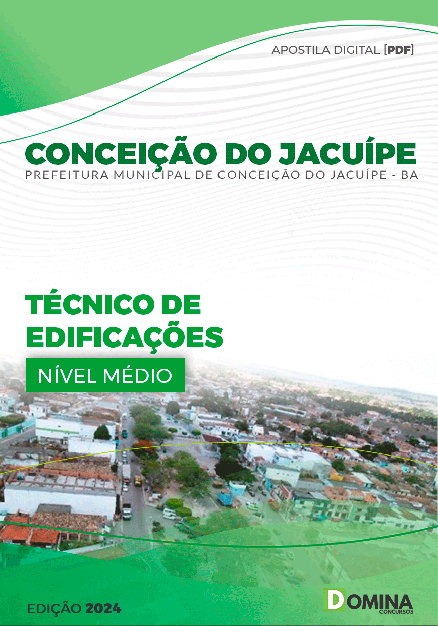 Apostila Técnico de Edificações Conceição do Jacuípe BA 2024