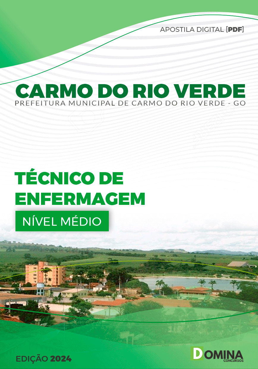 Apostila Técnico de Enfermagem Carmo do Rio Verde GO 2024