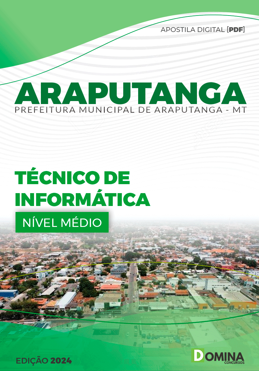 Apostila Técnico de Informática Araputanga MT 2024