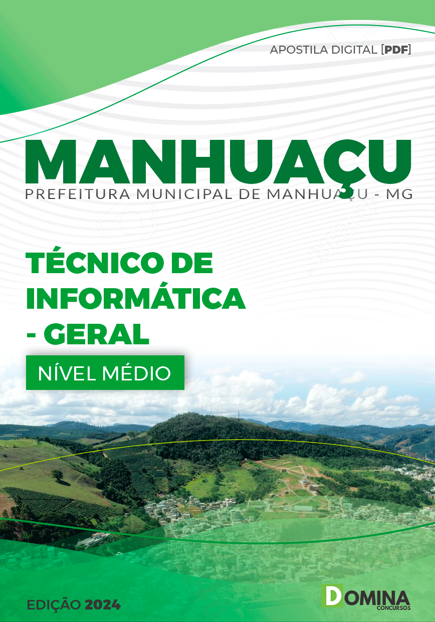 Apostila Técnico de Informática Manhuaçu MG 2024