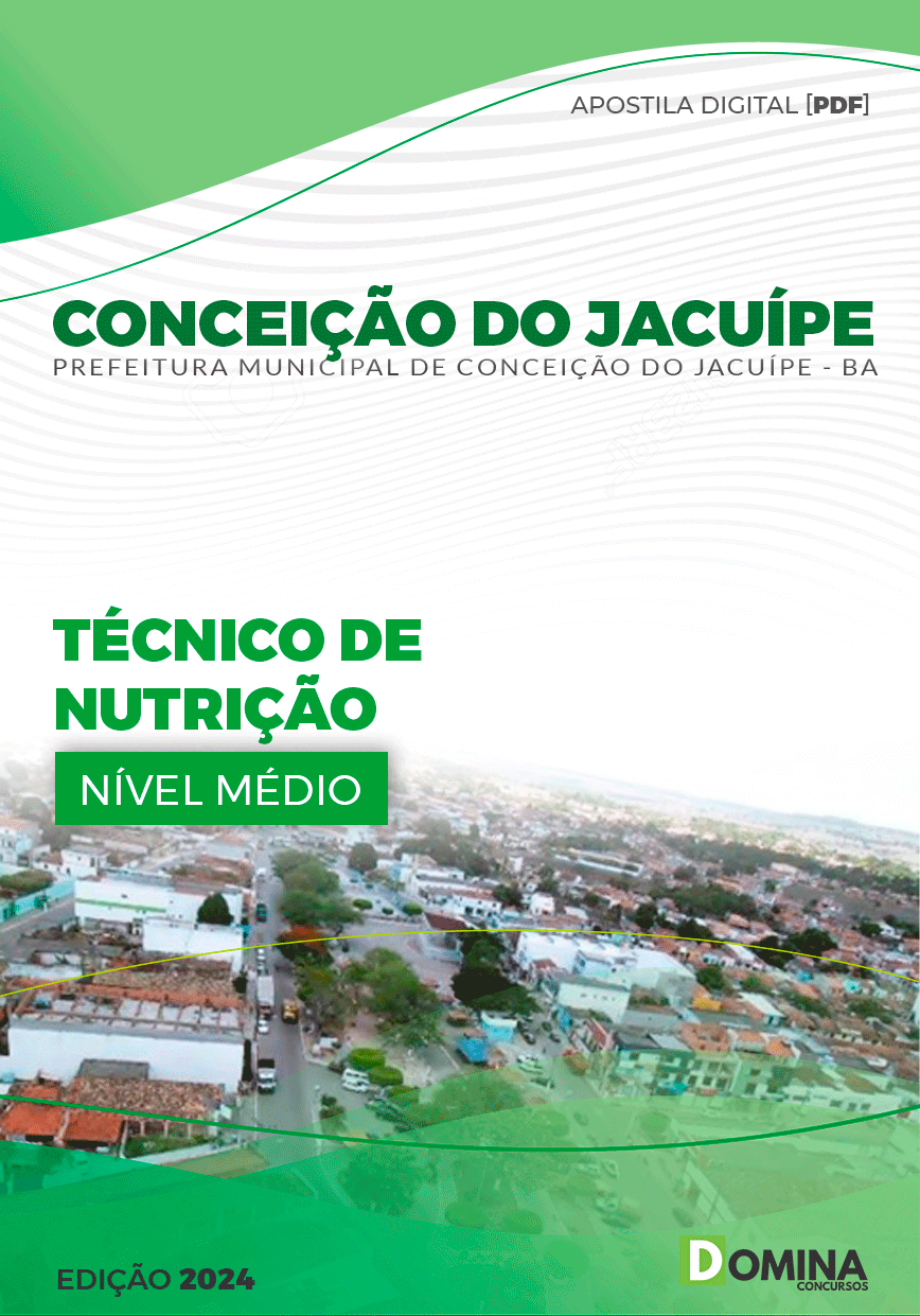 Apostila Técnico de Nutrição Conceição do Jacuípe BA 2024