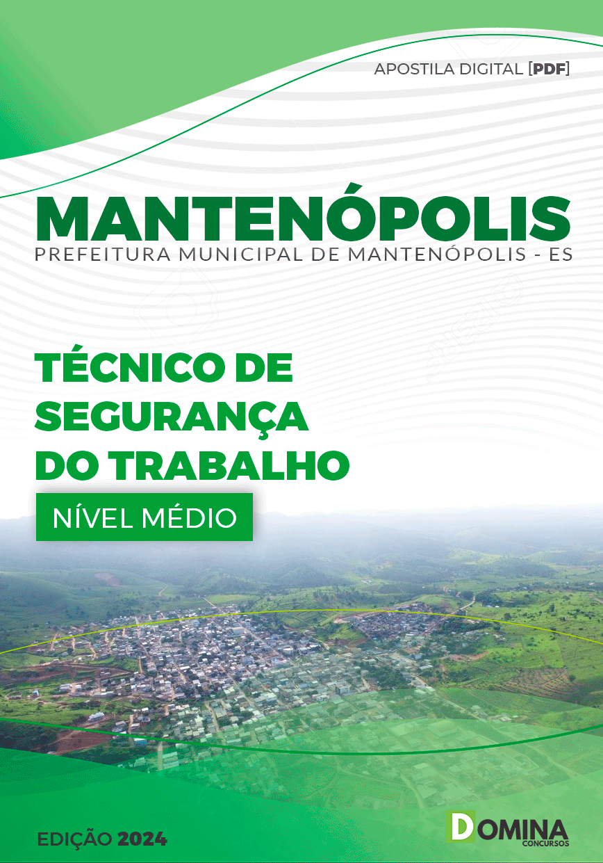 Apostila Técnico de Segurança do Trabalho Mantenópolis ES 2024