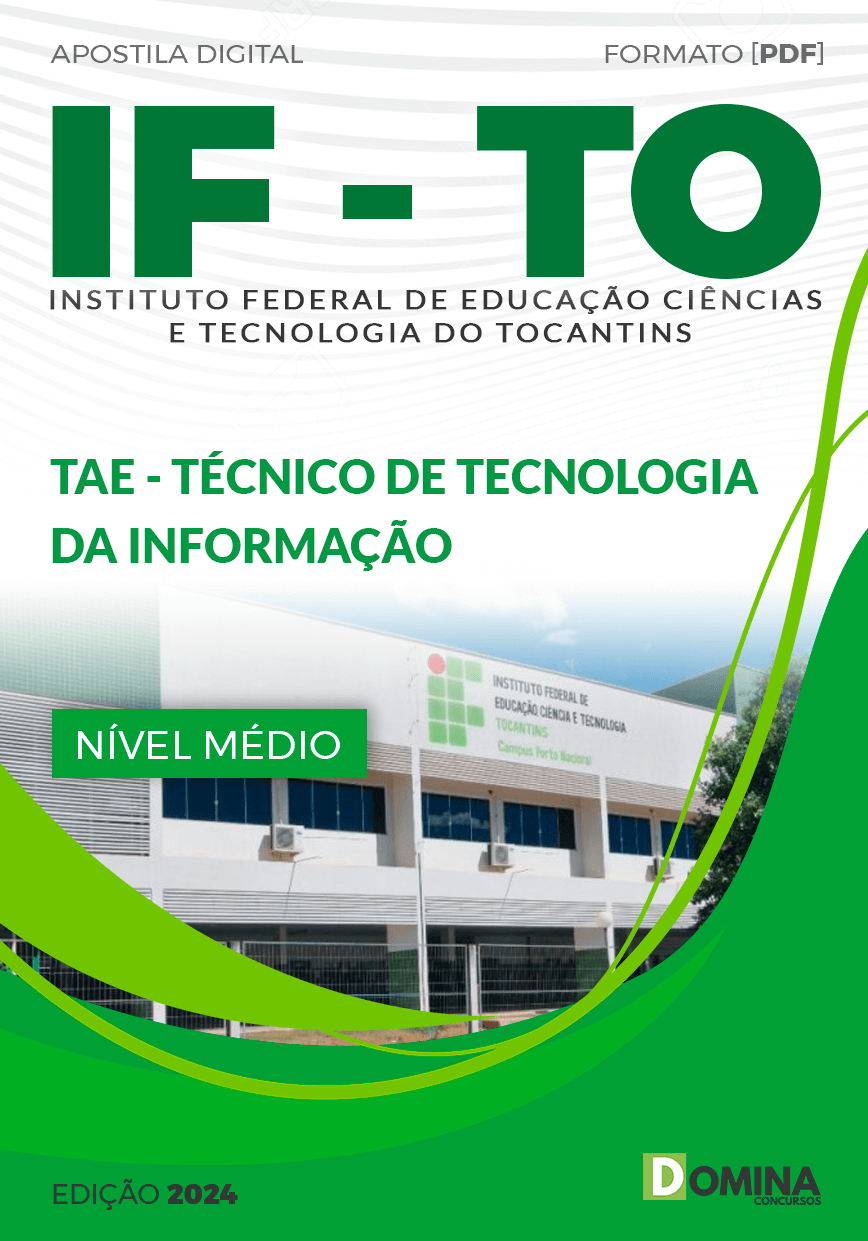 Apostila Técnico de Tecnologia da Informação IFTO 2024