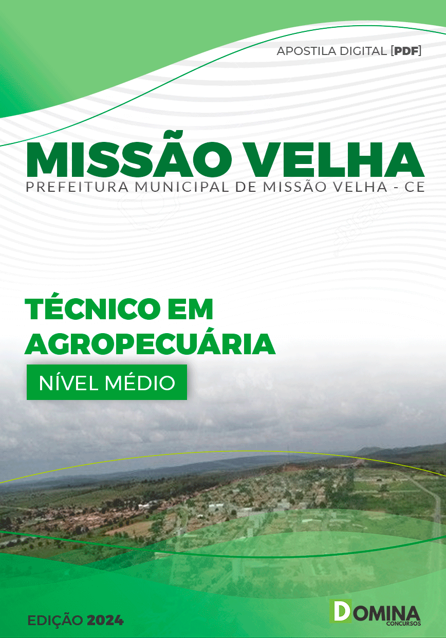 Apostila Técnico em Agropecuária Missão Velha CE 2024