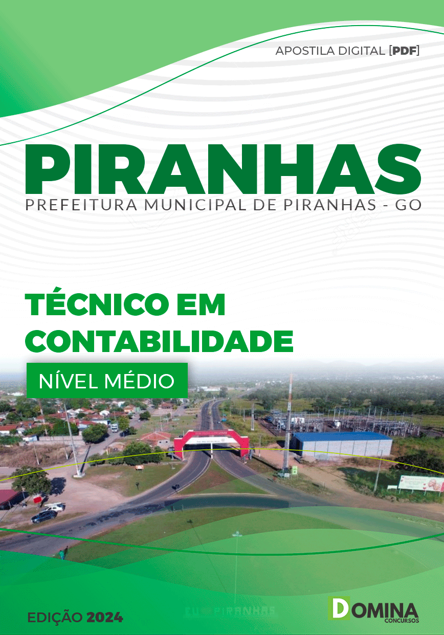 Apostila Técnico em Contabilidade Piranhas GO 2024