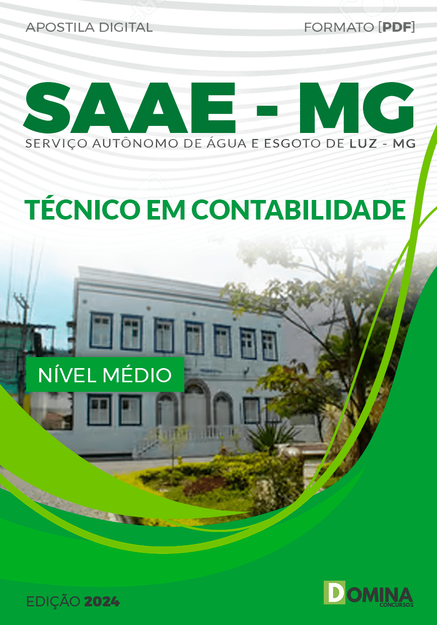 Apostila Técnico em Contabilidade SAAE Luz MG 2024