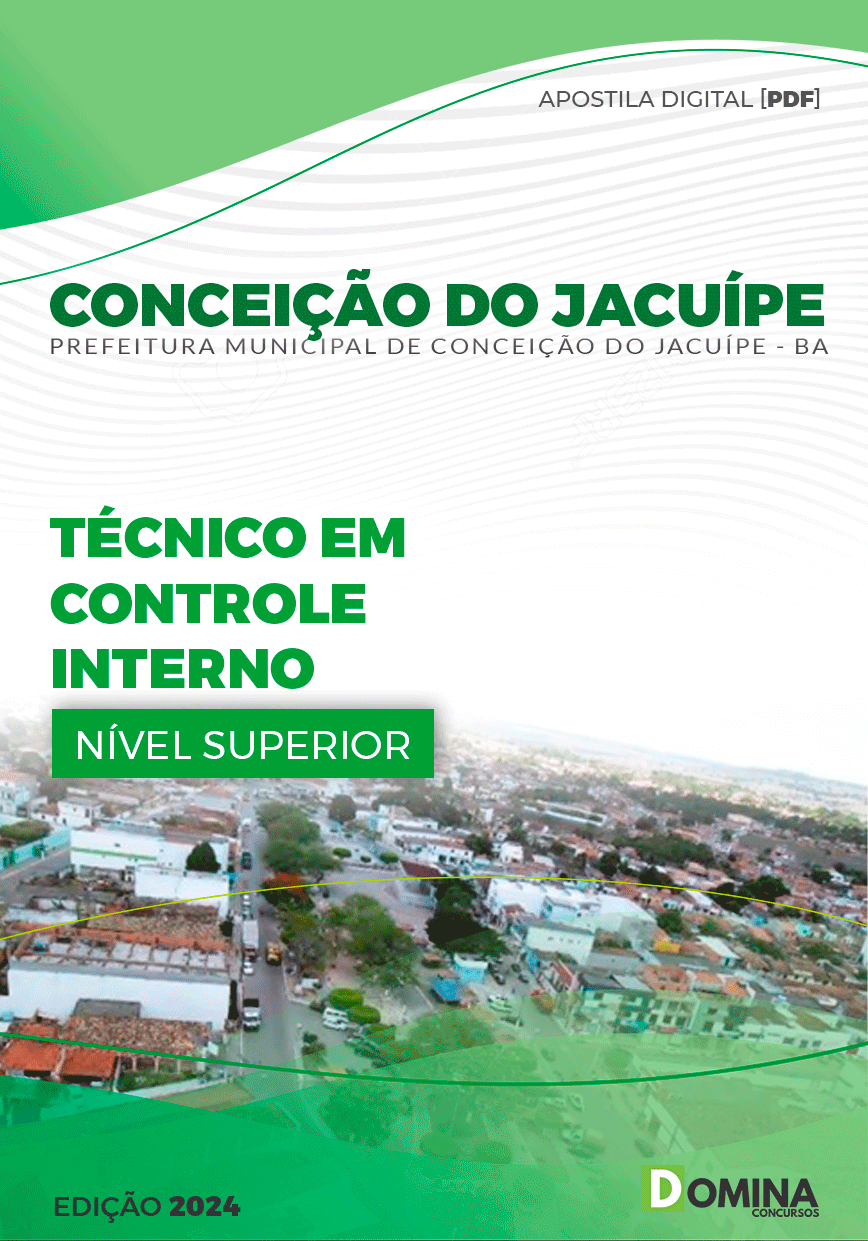 Apostila Técnico Controle Interno Conceição do Jacuípe BA 2024