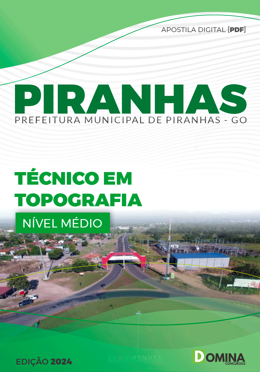 Apostila Técnico em Topografia Piranhas GO 2024