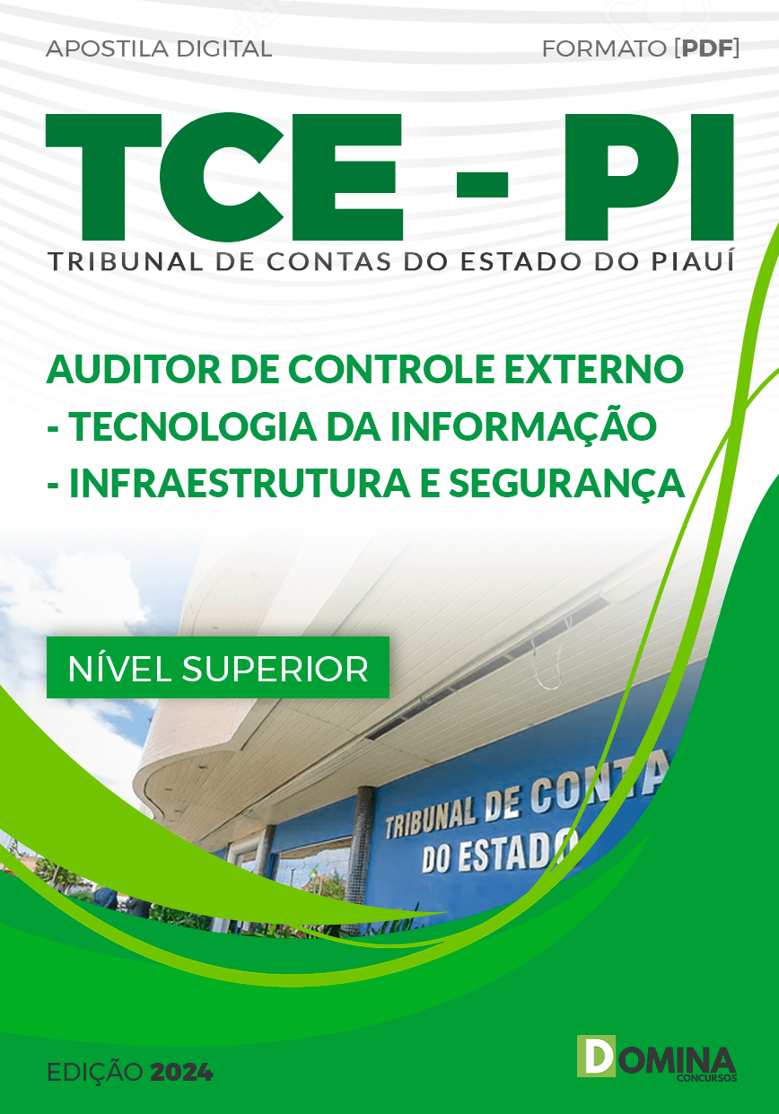 Apostila Auditor Controle Externo Infraestrutura TCE PI 2024