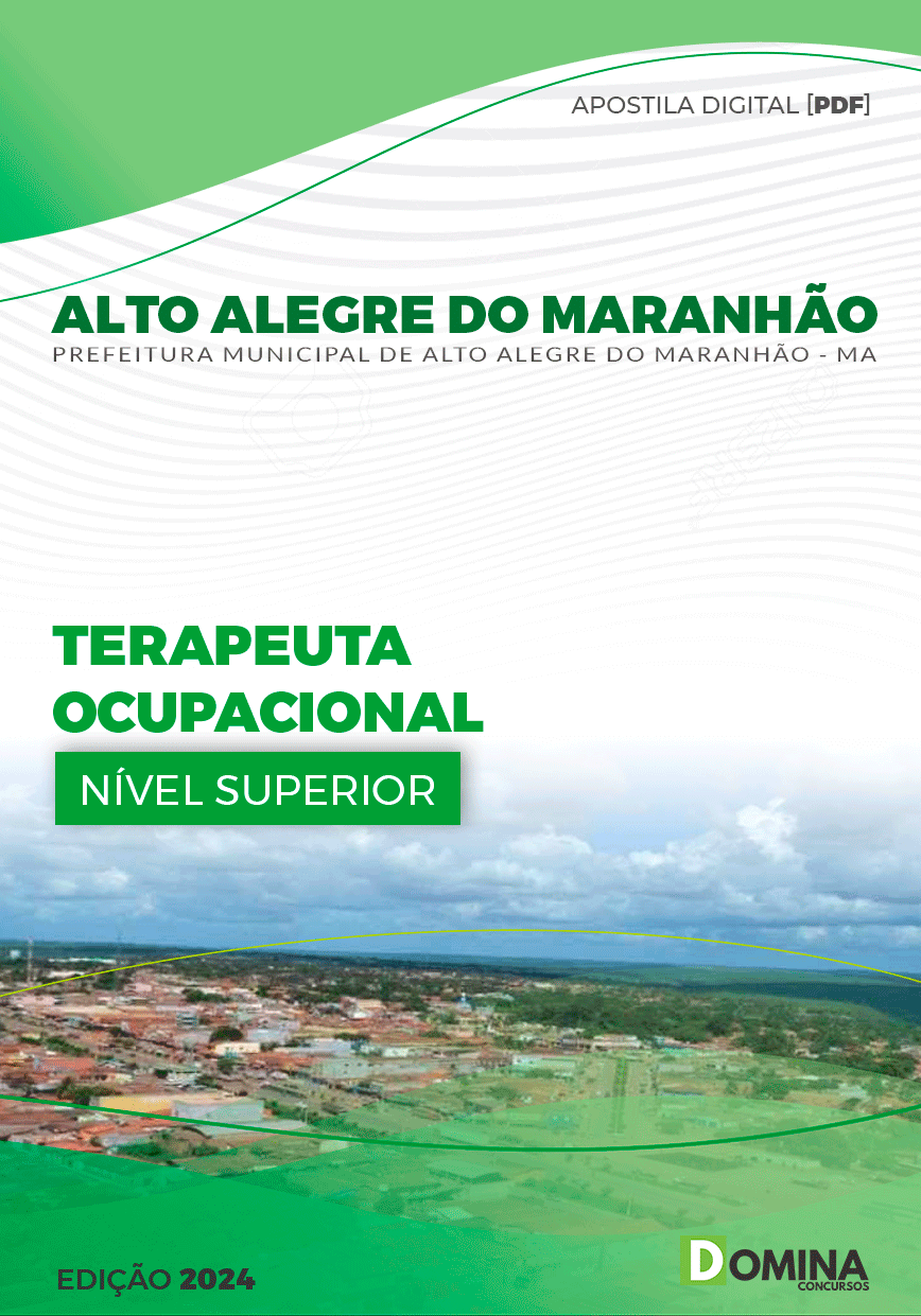 Apostila Terapeuta Ocupacional Alto Alegre Maranhão MA 2024