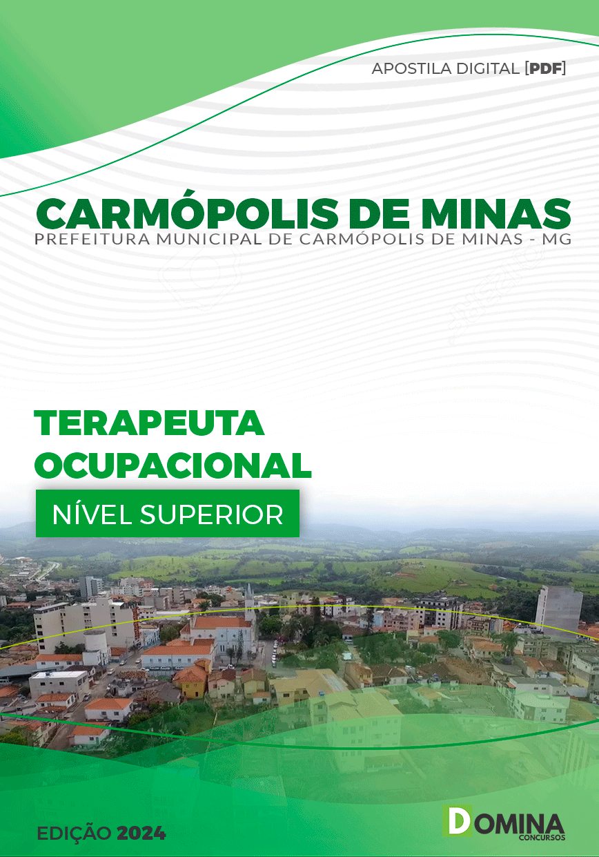 Apostila Terapeuta Ocupacional Carmópolis de Minas MG 2024