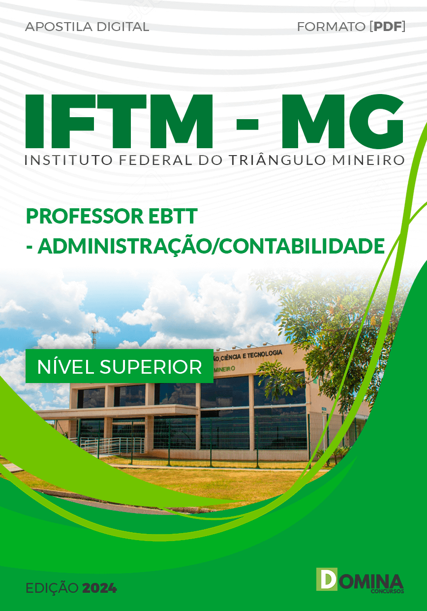 Apostila Professor de Administração Contabilidade IFTM MG 2024