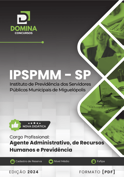 Apostila Agente Administrativo IPSPMM SP 2024