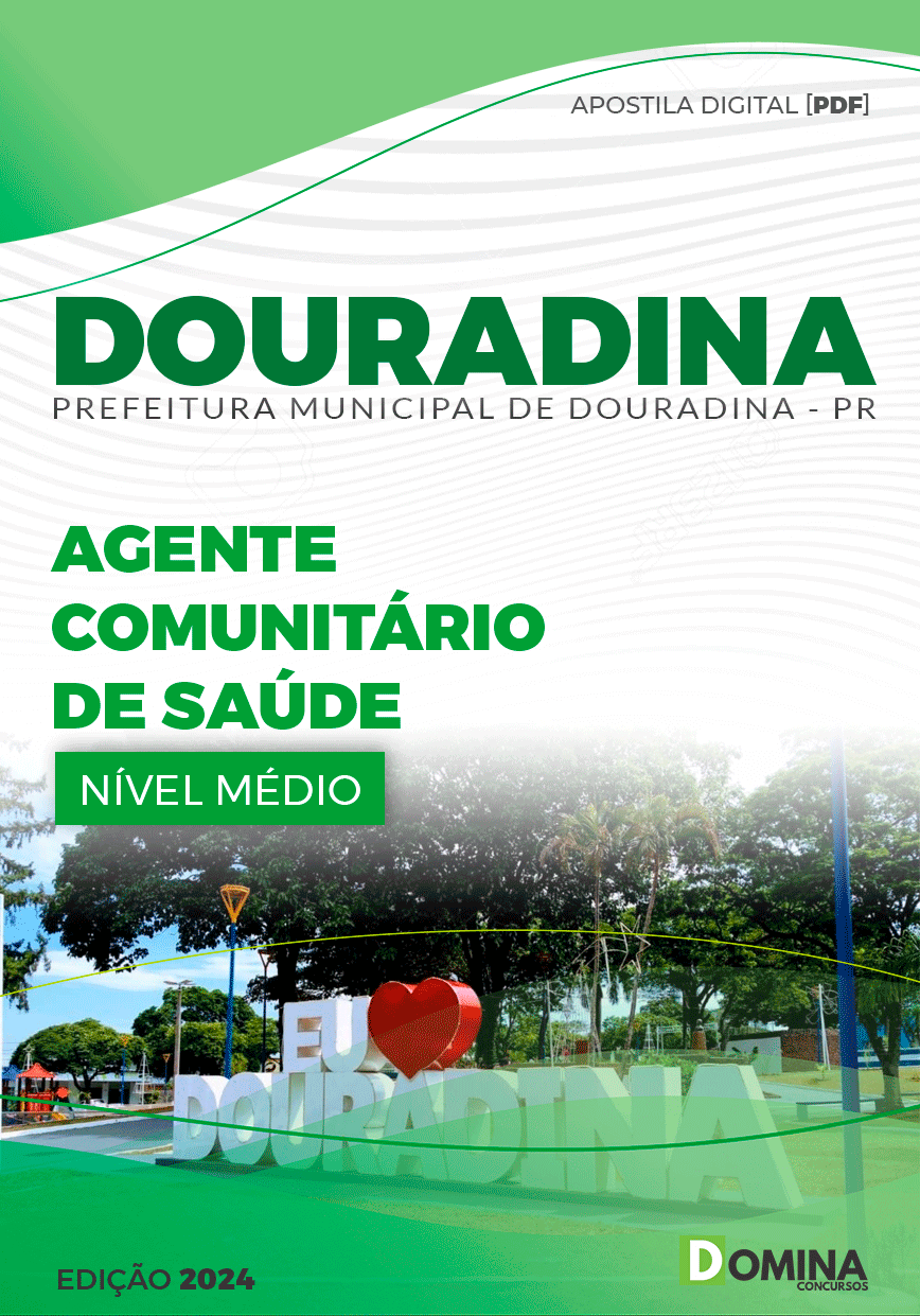 Apostila Agente Comunitário de Saúde Douradina PR 2024