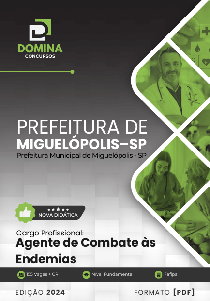 Apostila Agente de Combate às Endemias Miguelópolis SP 2024