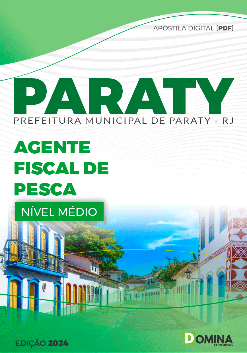 Apostila Agente Fiscal de Pesca Paraty RJ 2024