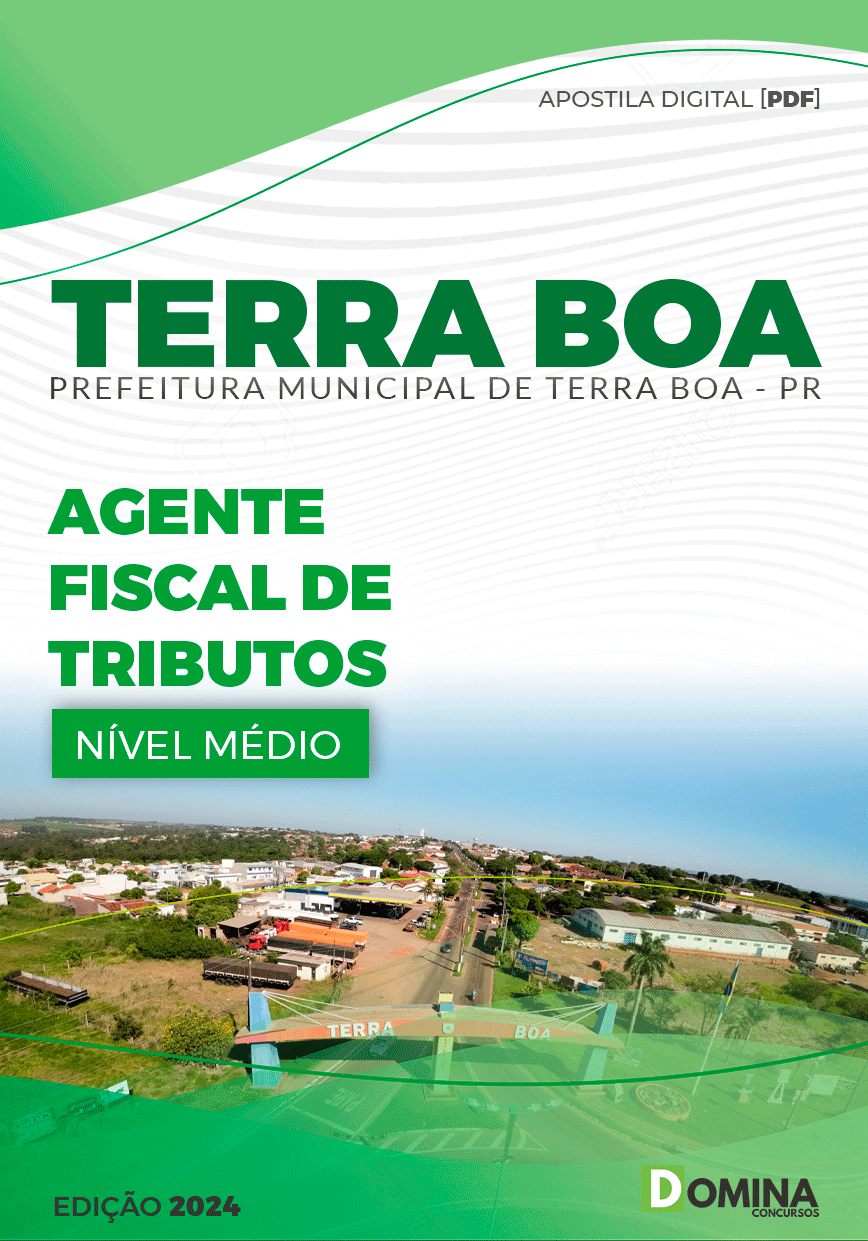 Apostila Agente Fiscal de Tributos Terra Boa PR 2024