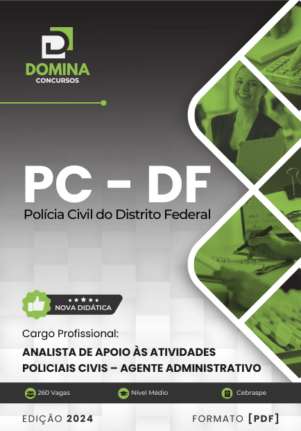 Apostila Agente Administrativo PC DF 2024