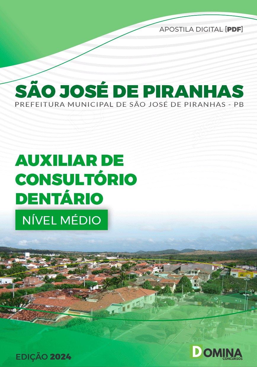 Apostila Auxiliar Consultório Dentário São José Piranhas PB 2024