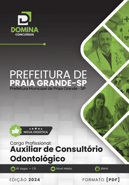 Apostila Auxiliar de Consultório Dentário Praia Grande SP 2024