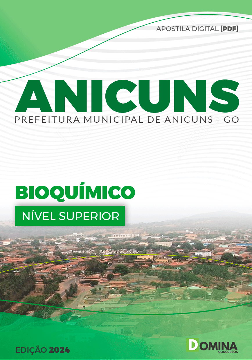 Apostila Bioquímico Anicuns GO 2024