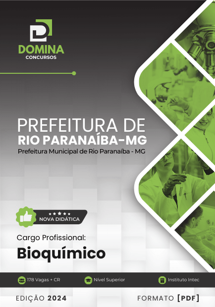 Apostila Bioquímico Rio Paranaíba MG 2024